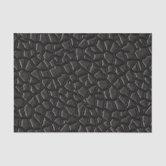Black Dragon Scales Father's Day Tissue Paper (Front)