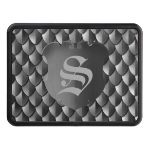 Black Dragon Scales Tow Hitch Cover