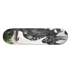 black-dragon skateboard deck