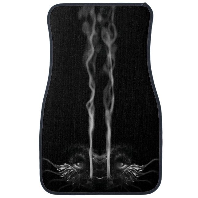 Black Dragon Smoke Car Floor Mat (Front)