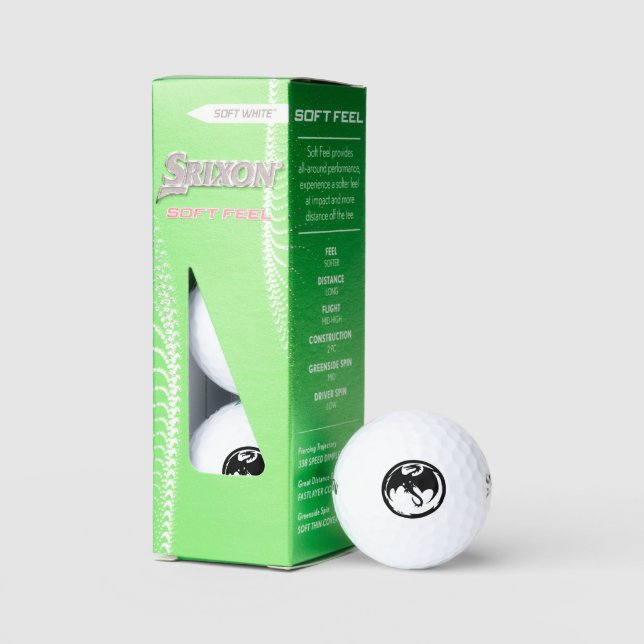 Black Dragon Srixon Soft Feel golf balls 3 pk (Packaging)