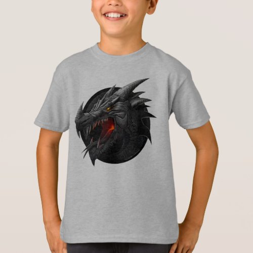 Black Dragon  T_Shirt