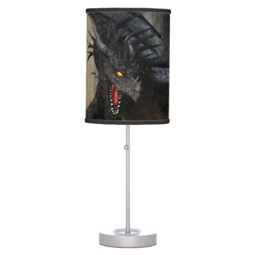 Black Dragon Table Lamp