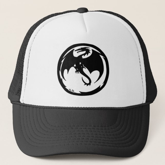 Black Dragon trucker hat (Front)