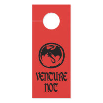 Black Dragon Venture Venture Not door hang 2 sided Door Hanger Black Dragon Venture Venture Not door hang 2 sided Door Hanger
