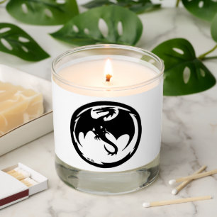 Black Dragon white candle