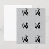 Black dragons on gray (Front/Back)