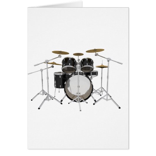 Black Drum Kit: (Front)