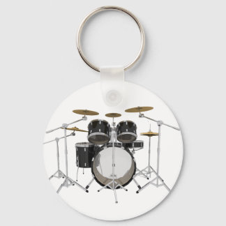 Black Drum Kit: Keychain