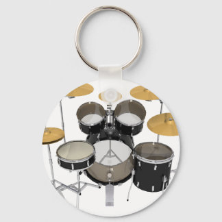 Black Drum Kit: Keychain