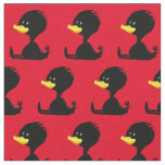 Black ducky fabric