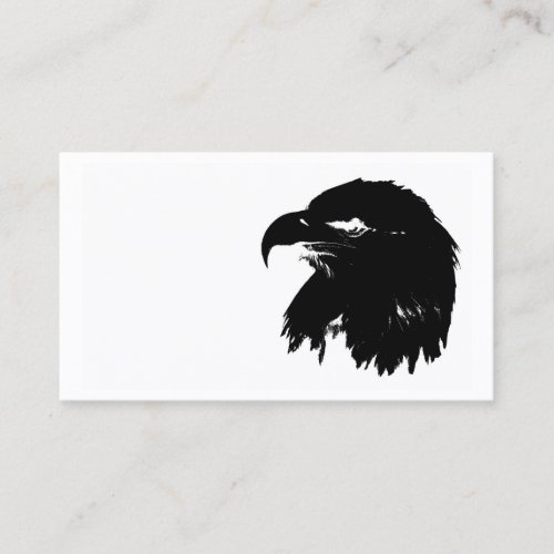 Black eagle business card
