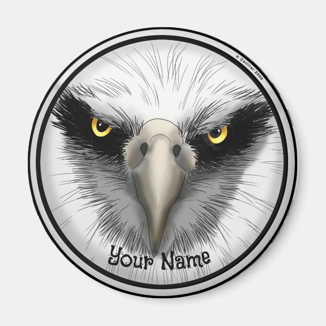Black Eagle  Magnet (Front)