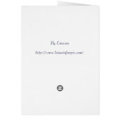 Black Ealge Dreamcatcher  Card (Back)