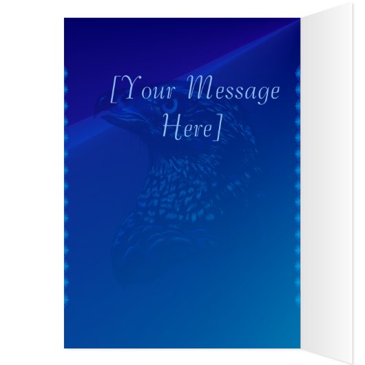 Black Ealge Dreamcatcher Card (Inside (Left))