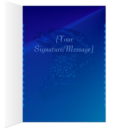 Black Ealge Dreamcatcher  Card (Inside (Right))