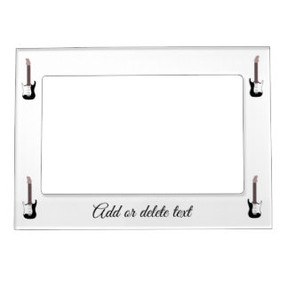 Black Electric Guitar Magnetic Frame
