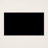 Black Elegance Save The Date Card (Back)