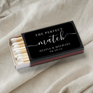 Black elegance the perfect match wedding favors 