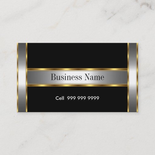 Customizable Create Your Own Elegant Business Card
