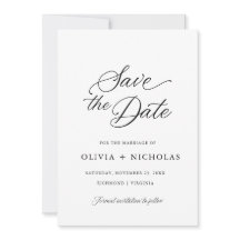 Black Elegant Modern Script Calligraphy