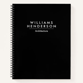 Black Elegant Notebook
