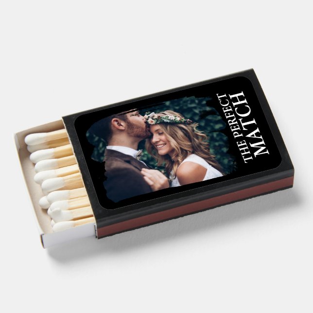 Black Elegant The Perfect Match Photo (Front Open)