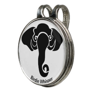Black Elephant  Family Home Address Republican  Golf Hat Clip