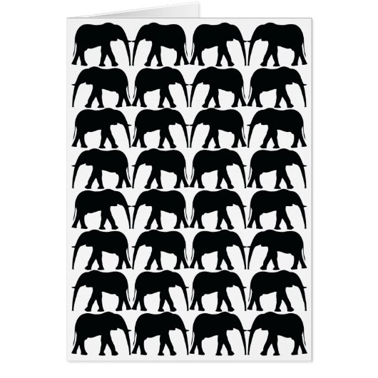 Black Elephants Cards (Front)