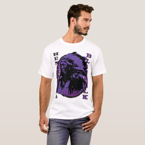 Black Elk Oglala Lakota Holy Man T_Shirt