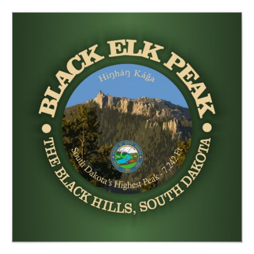 Black Elk Peak Poster