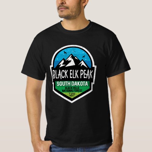 Black Elk Peak South Dakota Mountain Adventure T_Shirt