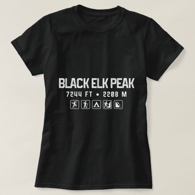 Black Elk Peak, South Dakota Mountain Shirt (Design Front)