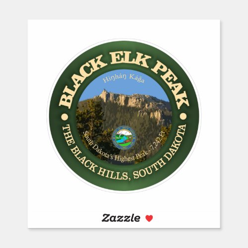 Black Elk Peak Sticker