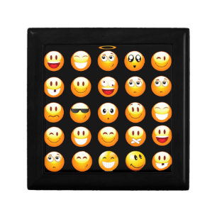 black emojis keepsake box