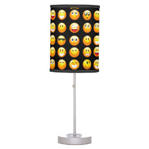 black emojis lamp