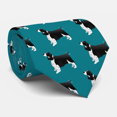 Black English Springer Spaniel Basic Breed Tie