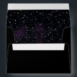 Black Envelope Space Stars Galaxy Nebula Lining<br><div class="desc">Can be fully customized to suit your needs.
© Gorjo Designs. Printed by Zazzle. 

// Need help customizing your design? Got other ideas? Feel free to contact me at: zoe@gorjodesigns.com</div>
