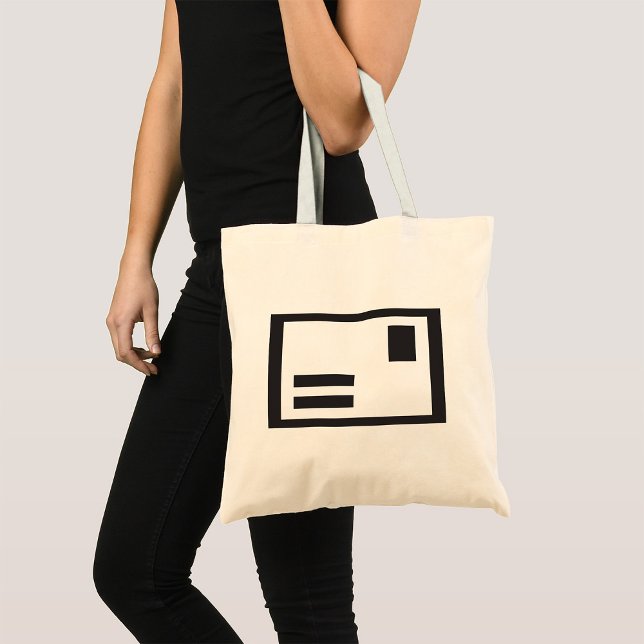 Black Envelope Tote Bag (Creator Uploaded)