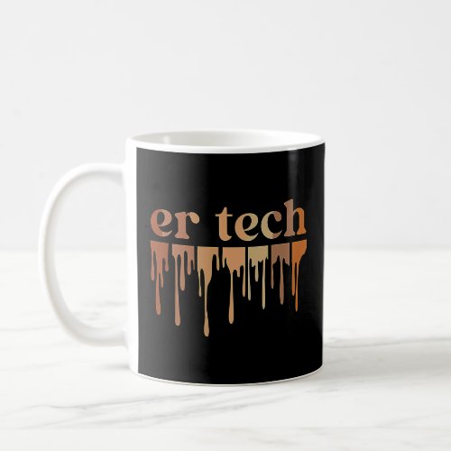 Black ER Tech African American Emergency Room Tech Coffee Mug