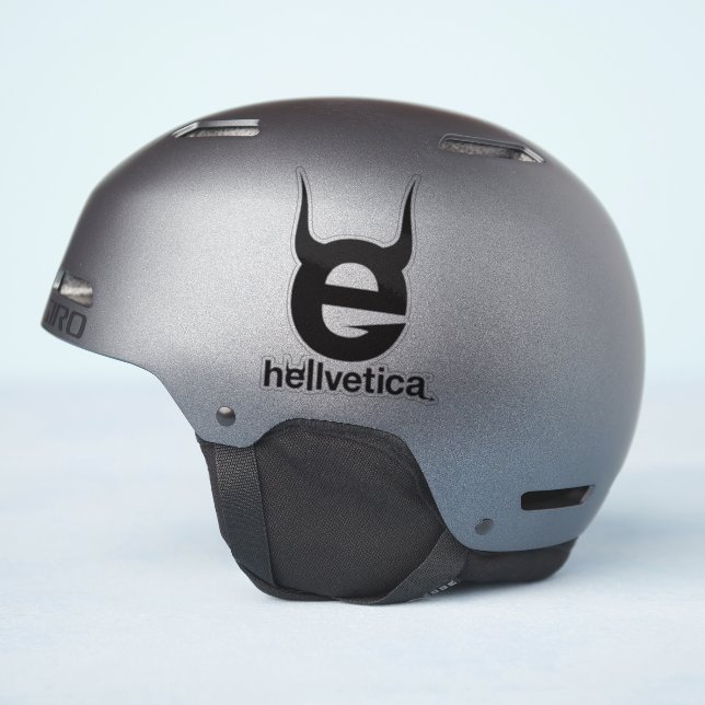 BLACK Evil "e" Sticker (Helmet Side)