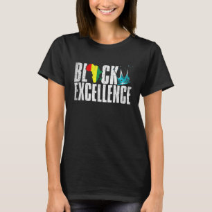 Black Excellence African American Black Power Hist T-Shirt