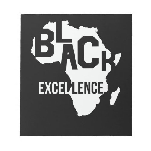 Black Excellence Black History Proud Notepad