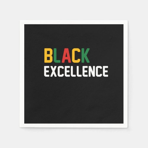 Black Excellence Black Proud Napkins