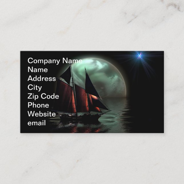 Black Express Business Card (Front)