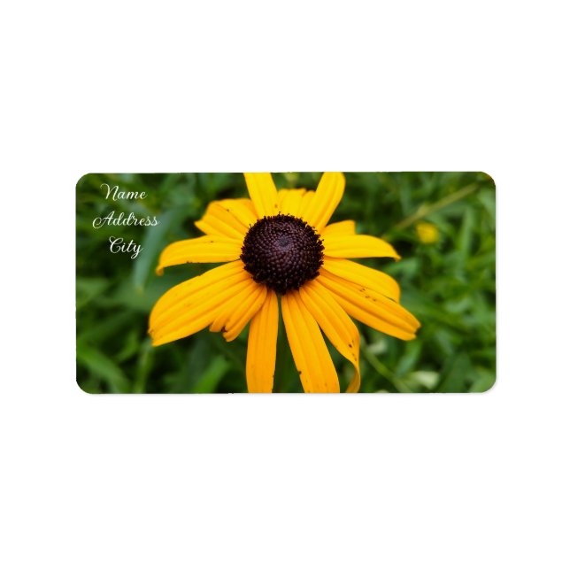 Black Eye Susan-Return Address Label (Front)