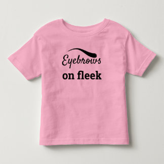 Black Eyebrows on Fleek Trendy Flawless Style, ZFJ Toddler T-shirt