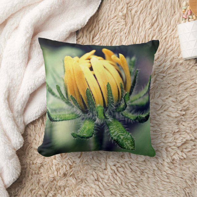 Black Eyed Susan Awakening   Throw Pillow (Blanket)