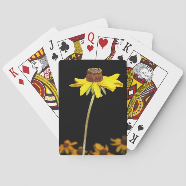 Black Eyed Susan Bicycle Playing Cards (Back)