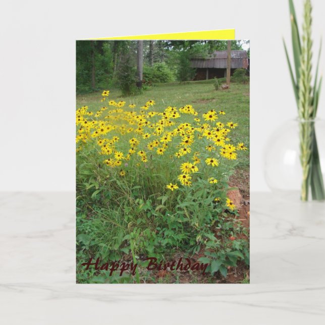 Black-Eyed Susan Card (Front)